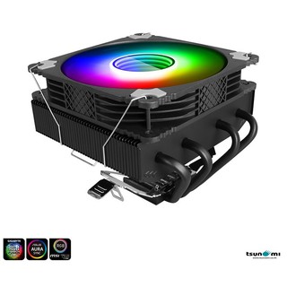 CPU COOLER TSUNAMI THQ-2000K 4HP ARGB(BLACK)(WHITE)💥รับประกัน 1ปี💥