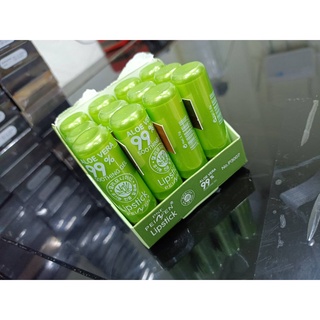 ลิปอโลเวร่า 99% ลิปว่านหางจระเข้ PEIYEN aloe vera ( 1 โหล 12แท่ง )