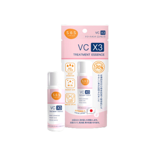SOS VC X3 Treatment Essence 35mlน้ำตบวิตามินซี 3 อนุพันธ์ เพื่อผิวใสชุ่มชื้นดูสว่างกระจ่างใสช่วยลดเลือนจุดด่างดำลดรอยสิว