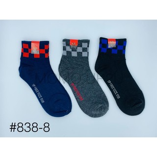 OW Socks ถุงเท้าข้อกลางสปอร์ต 838-8 แพ็ค 12 คู่คละสี