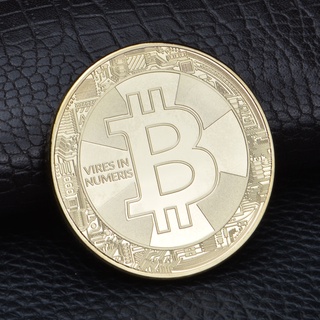 ของที่ระลึก Bitcoin โลหะใหม่ งานฝีมือประณีต ของขวัญสร้างสรรค์