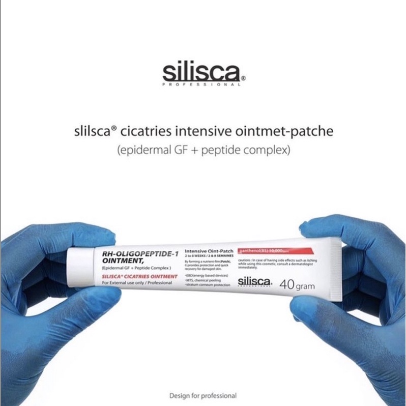 [ครีมฟื้นฟูผิวสูตรเข้มข้น] Silisca  Cicatries Ointment(ซิลิสก้า)