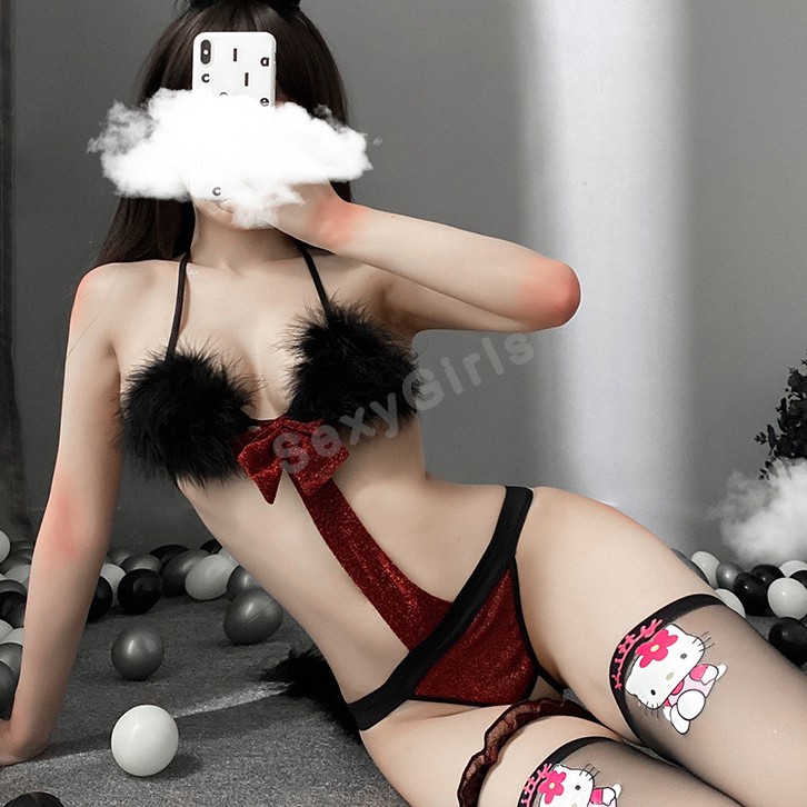 SexyGirls ชุดเซ็กซี่ แมวน้อยเซ็กซี่ คอสเพลย์แมวเซ็กซี่ เซ็กซี่ปนน่ารัก ชุดนอนไม่