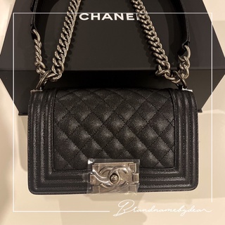 พร้อมส่งมือหนึ่ง กระเป๋าชาแนล New Chanel boy8 rhw Microchip fullset