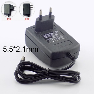 อะแดปเตอร์แปลงพาวเวอร์ซัพพลาย 24V 1000ma AC DC 110V 220V ปลั๊ก US EU 24W สวิตช์ 5.5*2.1 มม.