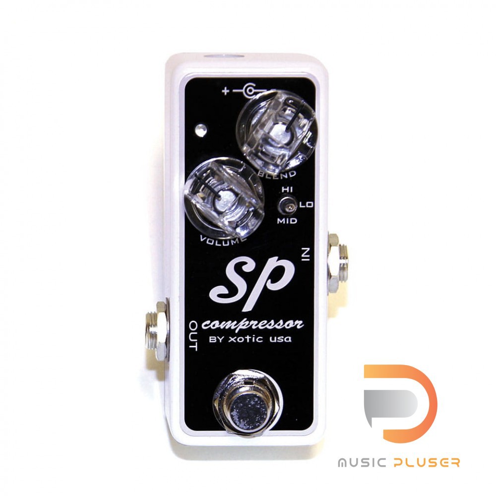 Xotic SP Compressor เอฟเฟ็คกีต้ารฺ์งาน USA. ที่มือกีต้าร์ชั้นนำให้การยอมรับ ใช้ปรับย่านความถี่ตามควา