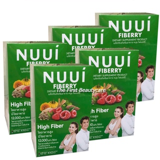 Nuui Fiberry "5 กล่อง" หนุย ไฟเบอร์รี่ (10 ซอง x5)