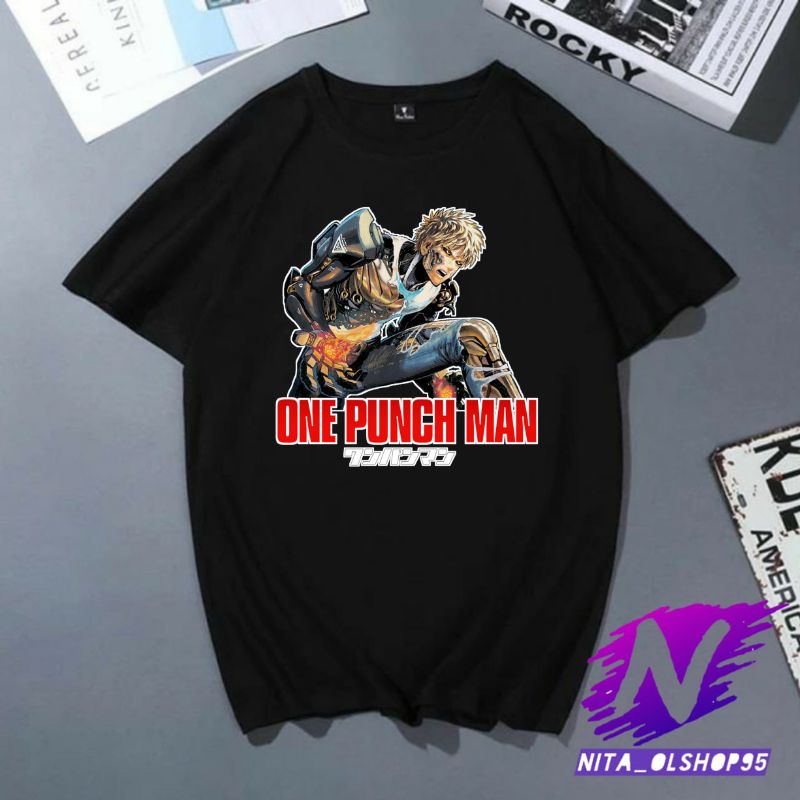 เสื้อผ้าเด็ก เสื้อยืดเด็ก genos one punch man เสื้อยืดเด็ก อะนิเมะ genos