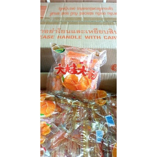 (พร้อมส่ง) เยลลี่ส้ม เยลลี่รูปกลีบส้ม ยกลัง 40 ห่อ ราคาถูก
