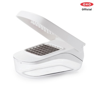 OXO เครื่องหั่นสับผักแบบลูกเต๋า l Vegetable Chopper with Easy Pour Opening