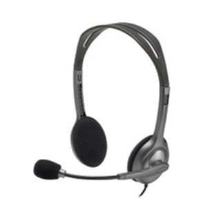 LOGITECH HEADSET H111  LOGITECH HEADSET H111 BLACK (SINGLEPIN)