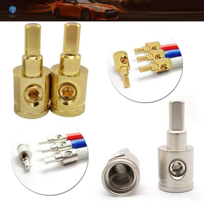 เครื่องเสียงรถยนต์ 4G ถึง 8G Amp Input Terminal Power Wire Reducers ดัดแปลงหดเครื่องมือ BESTSHOPPING