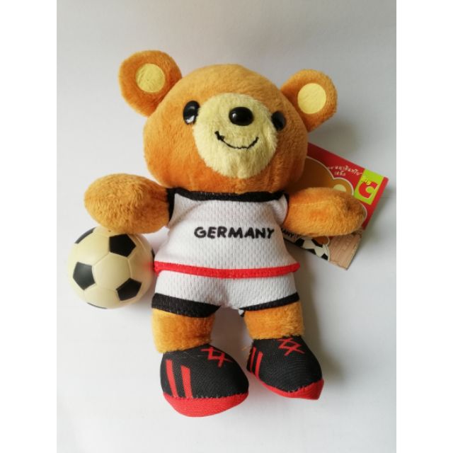 มือ2  **กาวที่มือหลุดจากฟุตบอล,ของสะสมจาก Nevia Men ที่ Big C "มาสค็อต หมีฟุตบอลโลก ทีม เยอรมัน ใส่เ