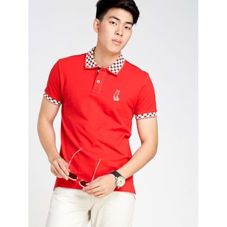 เสื้อโปโล   kufkolar   P32-RED