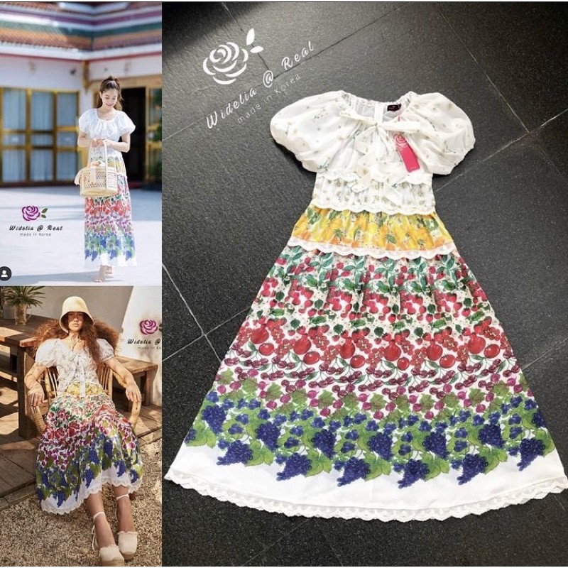 ส่งต่อเดรสผลไม้wideria@real