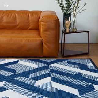 PDM เสื่ออเนกประสงค์ ลาย Avalon (Indigo&White) Size L 180x27…