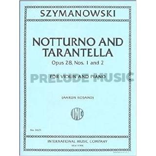 (Violin and Piano) Szymanowski, K: Notturno &amp; Tarantella op.28 (IMC3625)