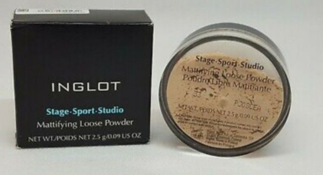 INGLOT Stage ∙ Sport ∙ Studio Mattifying Loose Powder  /  Shade  33 NIB! | Shopee Thailand