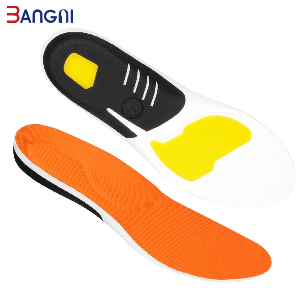 3ANGNI orthotic flat feet TPU arch support insoles gel deep heel cup ...