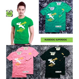 Rudedog เสื้อคอกลม ชาย หญิง รุ่น Superdog รวม 3 สี