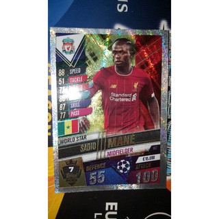 Match Attax 101 19/20 Sadio Mane