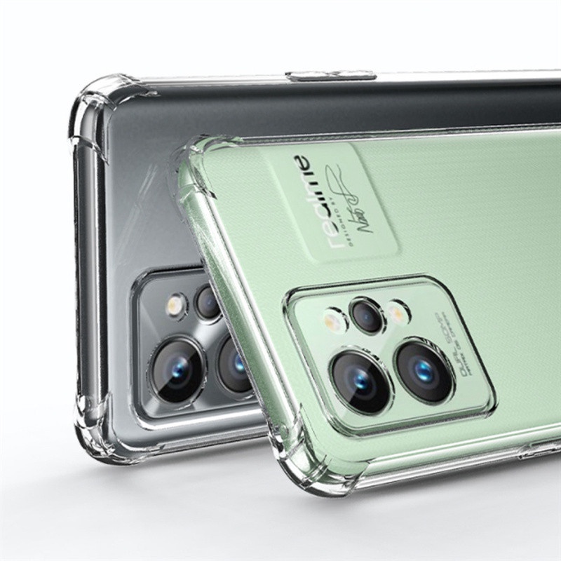 เคสกันกระแทกสำหรับ Realme GT 2 Pro 9 Pro+Plus GT2 8 7 6 5G 9i 8i 7i เคสโทรศัพท์สำหรับ Realme Narzo 50 50A Prime C35 C25Y C21Y C25 ซิลิโคน TPU เคสใสป้องกันการตกฝาหลัง