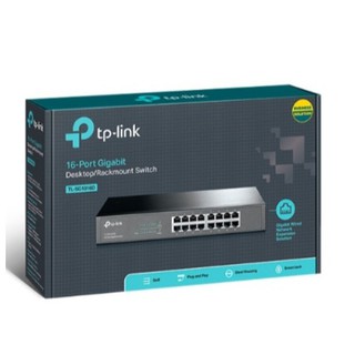 TP-LINK TL-SG1016D 16-Port Gigabit 10/100/1000mbp Desktop/Rackmount Switch