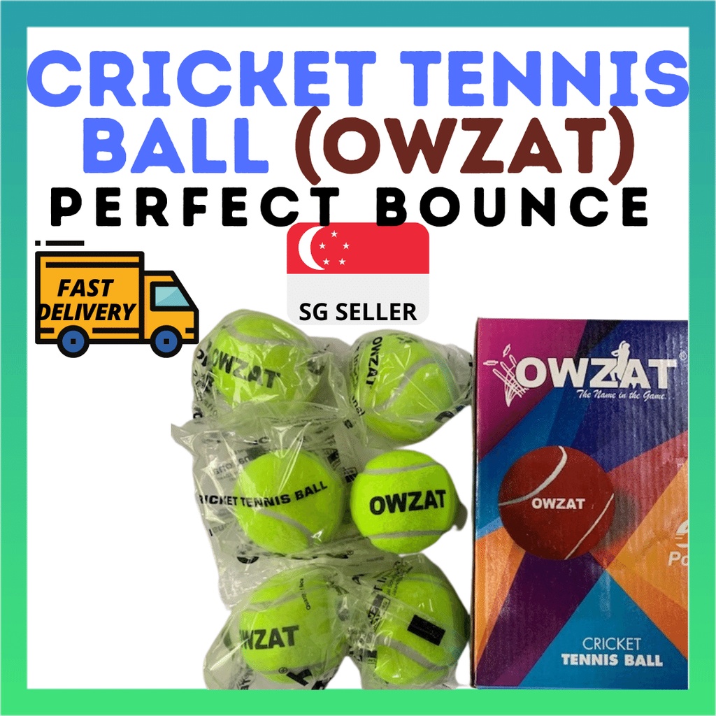 [CRICKET TENNIS BALL] OWZAT BALLS PERFECT BOUNCE