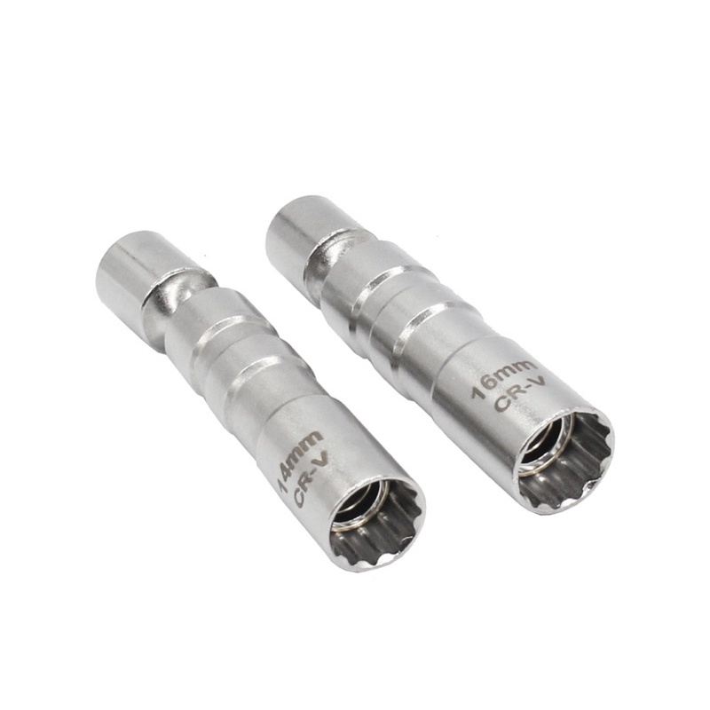 ลูกบล็อกถอดหัวเทียน ข้ออ่อน พร้อมแม่เหล็ก 3/8 ขนาด 14mm รูปที่ 3