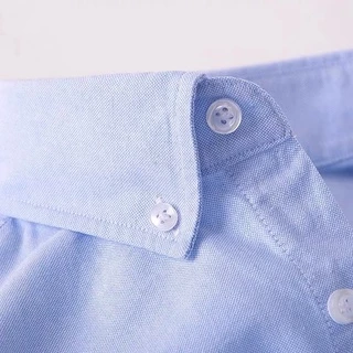 เสื้อเชิ้ตแขนสั้น Oxford รุ่น TheDOT. ผ้าทอ Twill หนานุ่ม ใส่สบาย ทนทาน