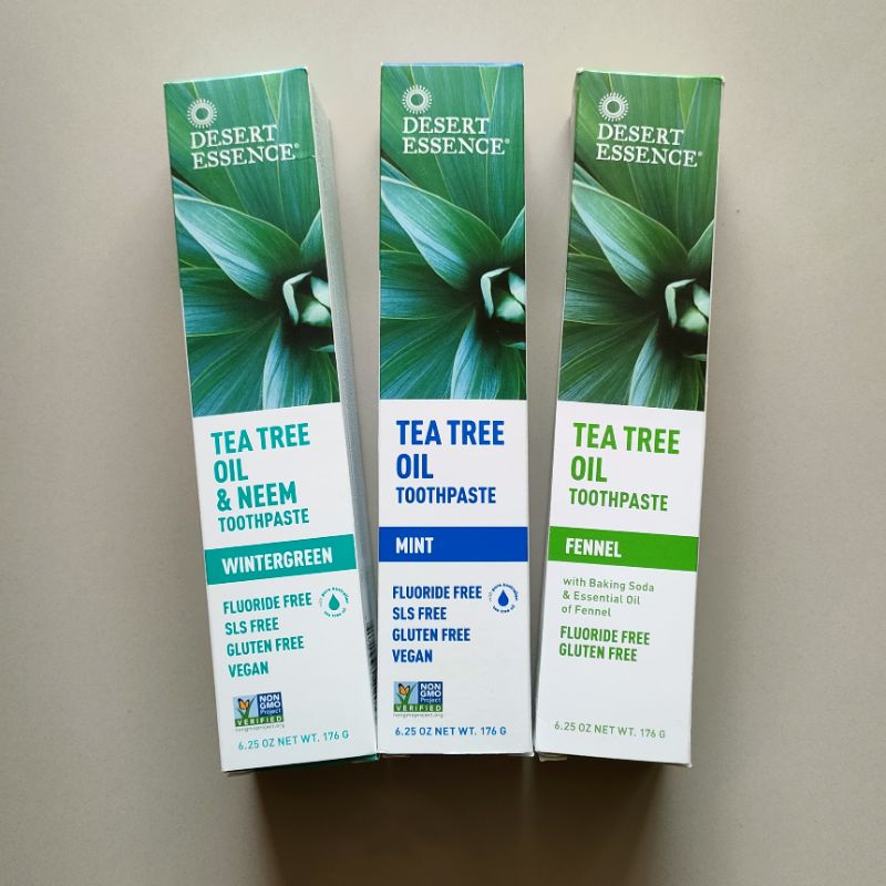 พร้อมส่ง 🇺🇸 Desert Essence ยาสีฟัน 6.25 oz (176 g)