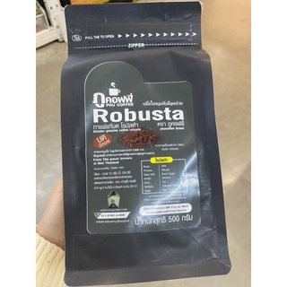 กาแฟแท้ บด โรบัสต้า ตรา ภูคอฟฟี่ 500 g. Genuine genuine Coffee Robusta ( Phucoffee Brand )