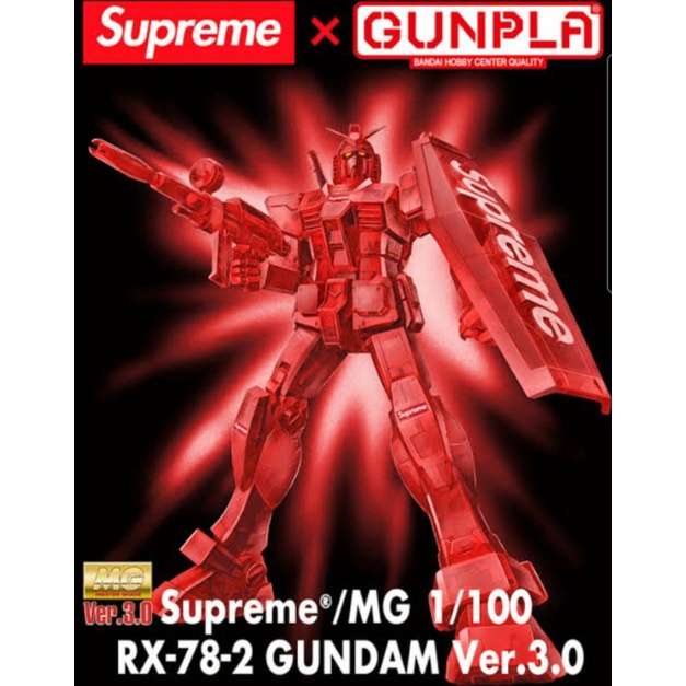 ロボット Supreme MG 1/100 RX-78-2 GUNDAM ver.3.0 Supreme®/MG 1/100 RX-78-2 GUNDAM Ver.3.0