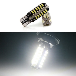 หลอดไฟ Led 3014 W5W 48smd T10 สว่างมาก สีขาวอบอุ่น สําหรับจอดรถยนต์ 2 ชิ้น