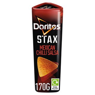 Doritos Stax Mexican Chilli Salsa 170g. โดริโทส สแต็กซ์ เม็กซิกัน ชิลลี่ ซัลซ่า 170 กรัม