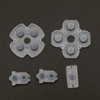 CH* 1 ชุดยางซิลิโคนนําไฟฟ้าสําหรับ PS4 Controller ปุ่มอะไหล่ซ่อมสําหรับ PS 4