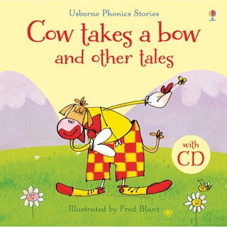 ปกมีตำหนิ ลดพิเศษ Cow Takes a Bow and Other Tales with CD (Phonics Readers)