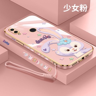 ใหม่ เคสโทรศัพท์มือถือชุบไฟฟ้า แบบนิ่ม ลาย stellalou พร้อมสายคล้อง สําหรับ redmi 9 redmi 9a redmi 9t redmi 9c redmi 8 redmi 8a