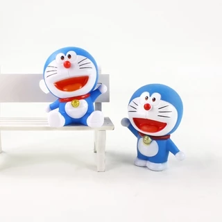โมเดลตุ๊กตาฟิกเกอร์ Kawaii Doraemon ขนาด 8 ซม. 2 สไตล์ เหมาะกับของขวัญวันเกิด ของเล่นสําหรับเด็ก