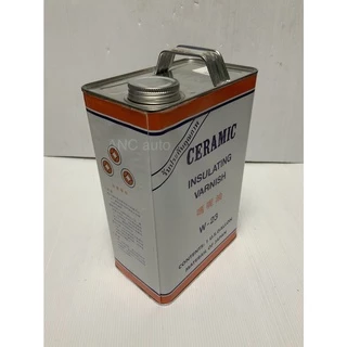 น้ำยาวานิช CERAMIC W-23 เคลือบลวดทองแดงสีส้มใส น้ำยา อาบลวดทองแดง น้ำยาวานิช W-23 1/4 U.S GALLON น้ำยาวานิช 23 1 U.S แกล