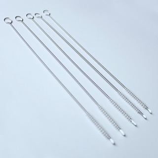 แปรงล้างหลอดดูด จุกนม ขนไนล่อน ไม่ทำให้เป็นรอย Stainless Steel Soft Straw Straws Brush