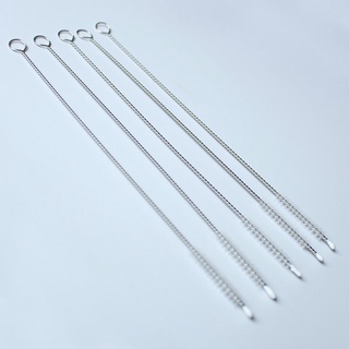 แปรงล้างหลอดดูด จุกนม ขนไนล่อน ไม่ทำให้เป็นรอย Stainless Steel Soft Straw Straws Brush