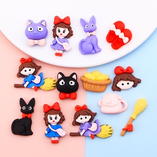 กระเป๋าใส่เครื่องประดับ เรซิ่น ลายการ์ตูนแม่มดน้อย แบบโฮมเมด diy