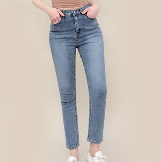 【มีพร้อมส่งเฉพาะ size 26 สีน้ำเงิน / pre-order】กางเกงยีนส์ chuu -5KG JEANS vol.106