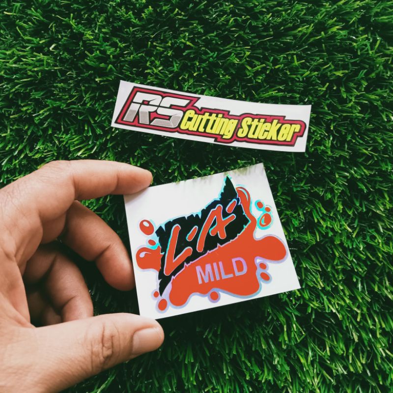 L,A MILDS CUTTING STICKER 7.5 X 6.5