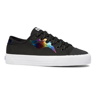 Keds รุ่น Crew Kick Wave Canvas Rainbow รองเท้าผ้าใบ ผู้หญิง สี BLACK - WF63644