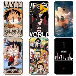 เคส Zte Nubia Red Magic 6 6 Pro 6R Case การ์ตูน One Piece เคสซิลิโคน Soft Black TPU โทรศัพท์มือถือ Back เคส