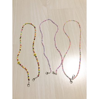 สายคล้องแมส ลูกปัดน่ารักๆ DIY