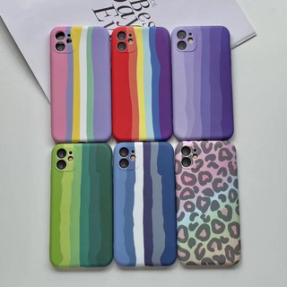 เคสสีรุ้งงานกำมะหยี่ สีรุ้งพาลเทสสวยๆลายรุ้งลายเสื้อดาว สำหรับรุ่นVIVO Y20-Y12S-Y30-Y50-Y17-V20-V20Pro-SAMA-42