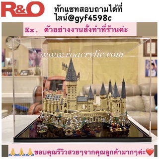 กล่องครอบโมเดลขนาด40x40x25cm.พร้อมฐาน